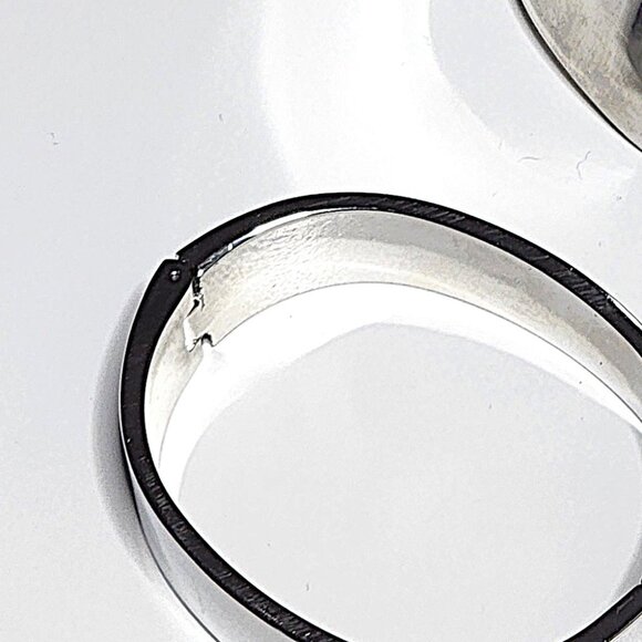 Chunky silver cuff bracelet bundle - Picture 3 of 7